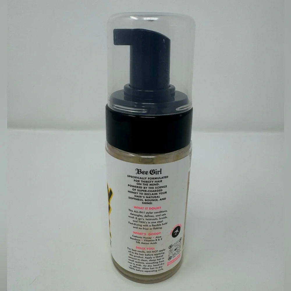 NWT - THE DOUX BEE GIRL CRAZY SEXY CURL HONEY SETTING FOAM, hair, salon, styling